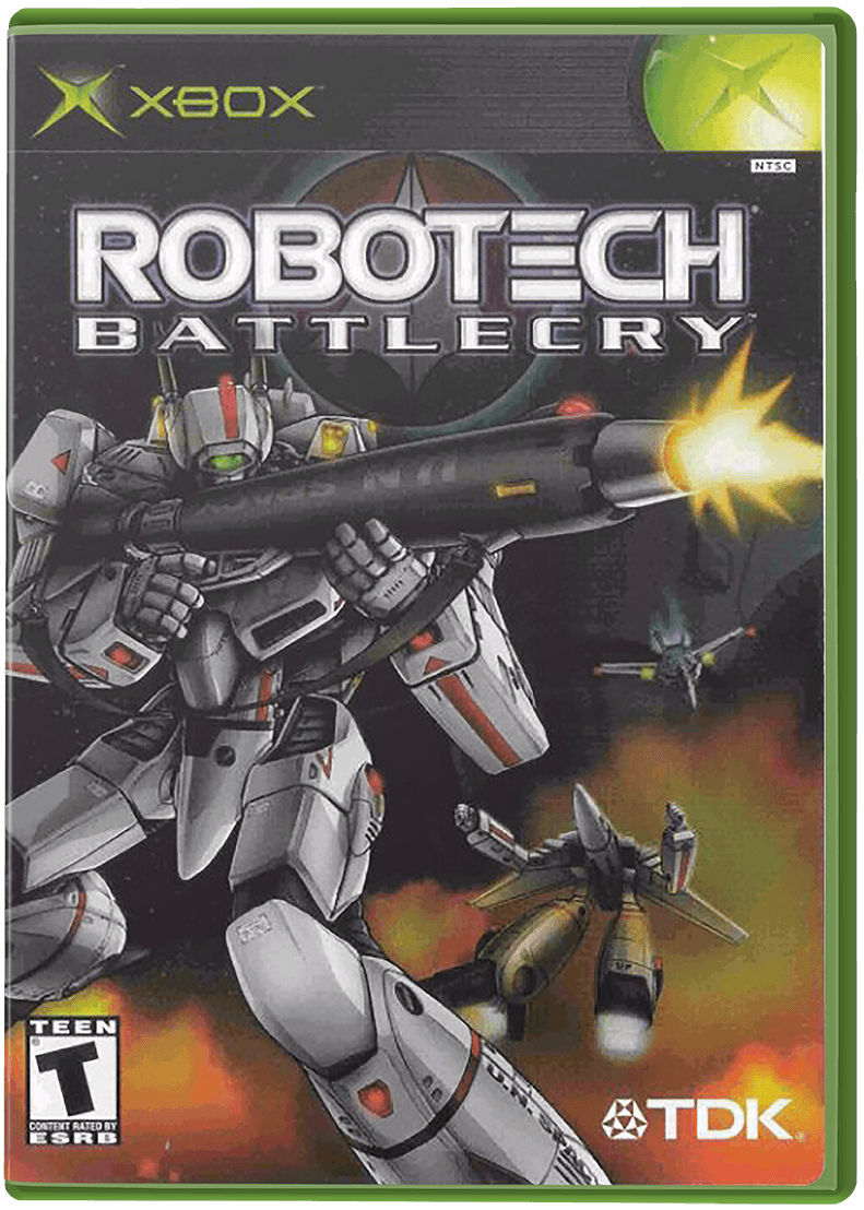 Robotech Battlecry box art for Xbox